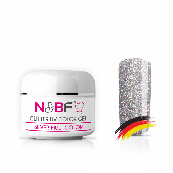 Nails & Beauty Factory UV Colorgel Glitter Farbgel Multicolor 5 ml