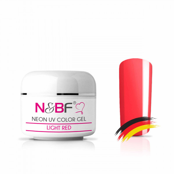 Nails & Beauty Factory Neon UV Color Gel Light Red Farbgel 5 ml