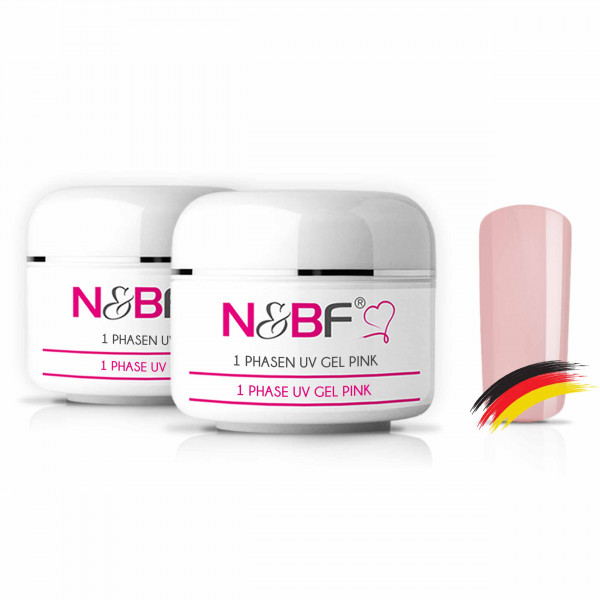 Nails & Beauty Factory 1-Phasen UV Gel Pink 2x30 ml